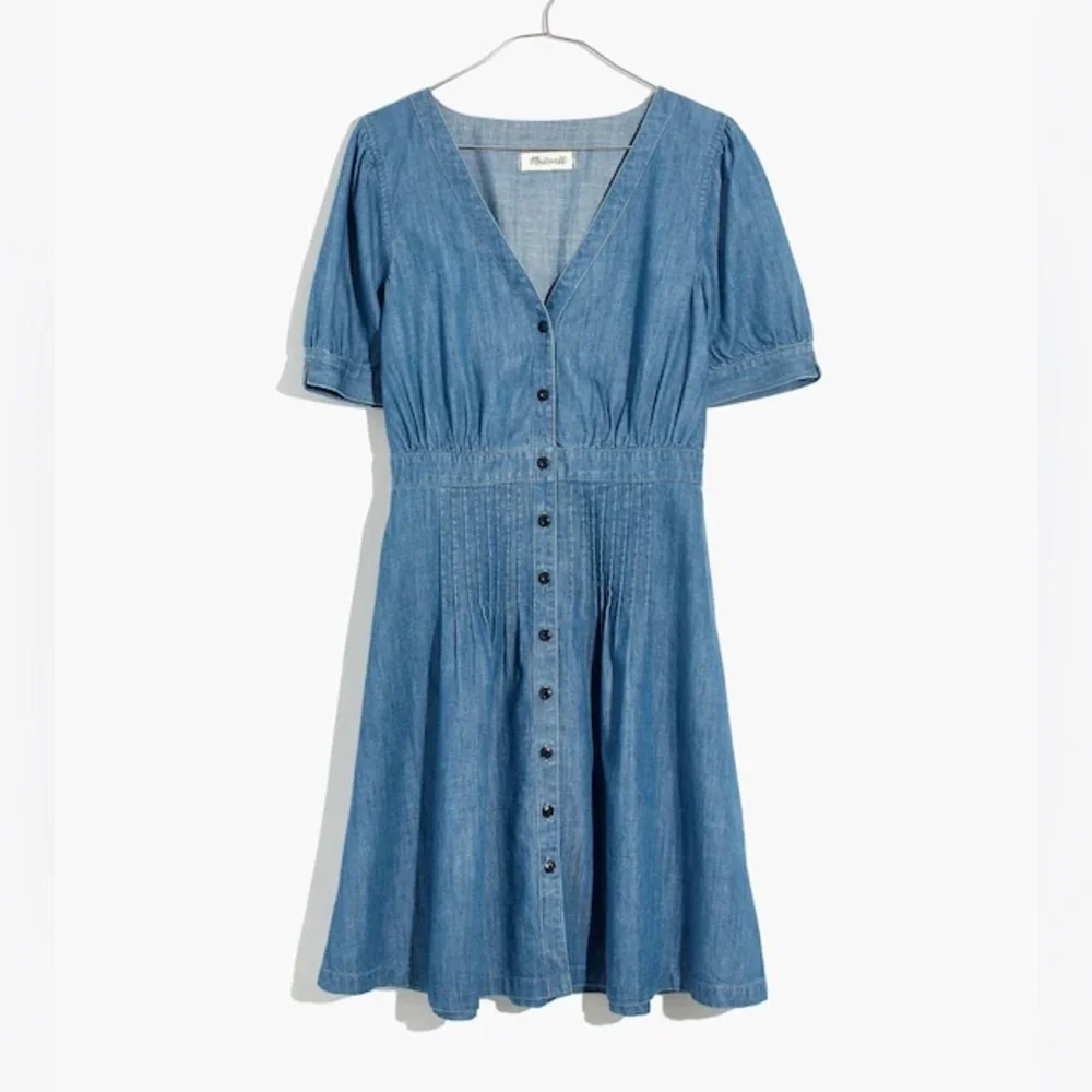 Madewell Denim Daylily Chambray Dress - Picture 2 of 6